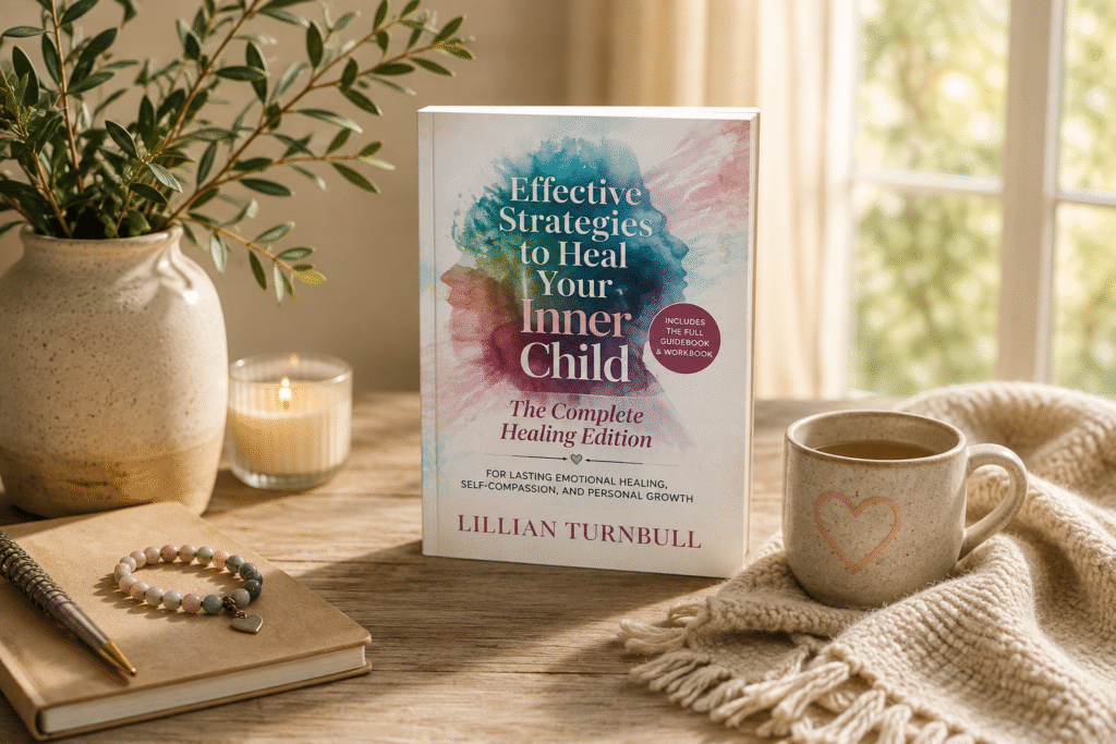 Effective Strategies to Heal Your Inner Child Complete Healing Edition in a warm self-care setting